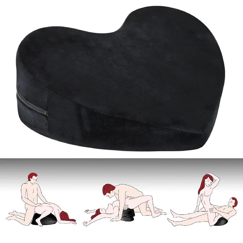 Pillow for cold sleep-Sex Pillow Foam Heart Pillow Sex Position Pillow For Adults Sex Cushion Sex Furniture For Bedroom Couples Sex Toys