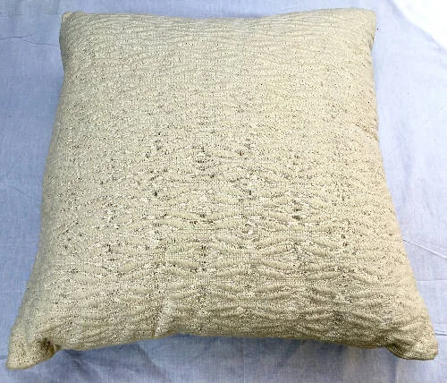 Pillow for twin relaxation-Threshold Lumbar Chenille Toss Pillow - 24in X 24in (60.9cm X 60.9cm)