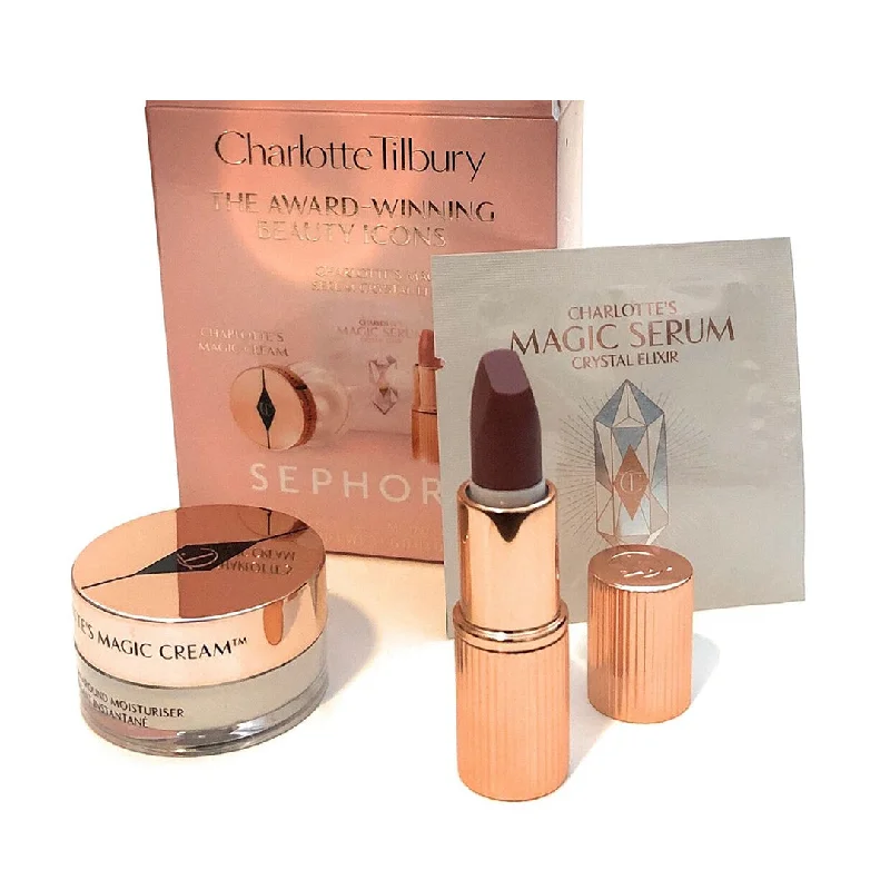 Pillow for hot sleepers-Charlotte Tilbury Set Charlettes Magic Cream & Pillow Talk 2 Matte Lip Mini