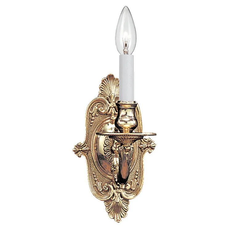 Cast Brass Single-Light Wall Sconce