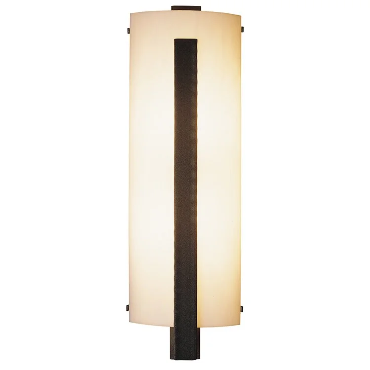 Forged Vertical Bar Two-Light Large Wall Sconce