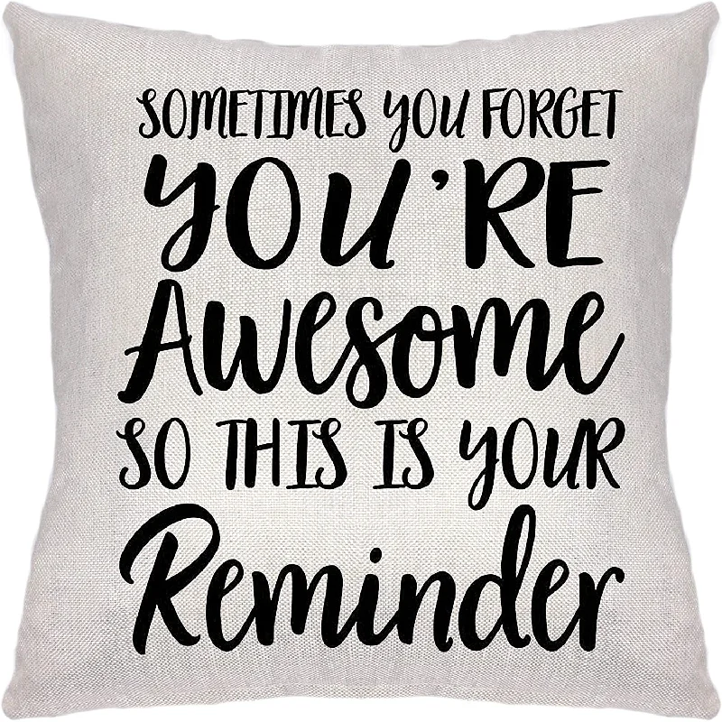 Pillow for young relaxation-Inspirational Throw Pillow Cover Gift