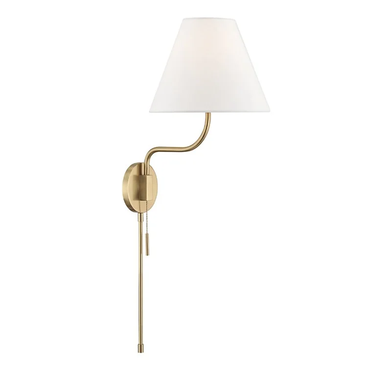 Patti Single-Light Wall Sconce with Plug