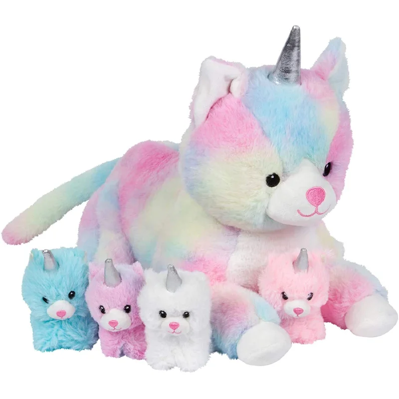 Pillow with fluffy finish-Toy Unicorn Pillows For Girls