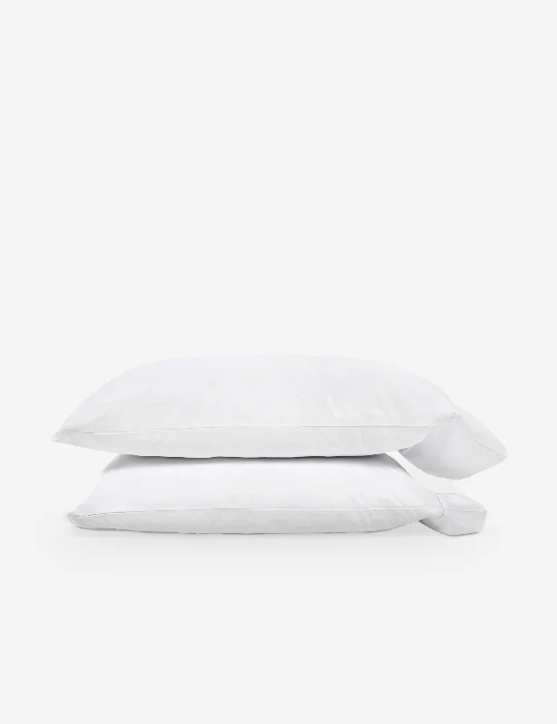 Pillow for maternity-Classico Hemstitch Pillowcase (Set of 2) by Pom Pom at Home