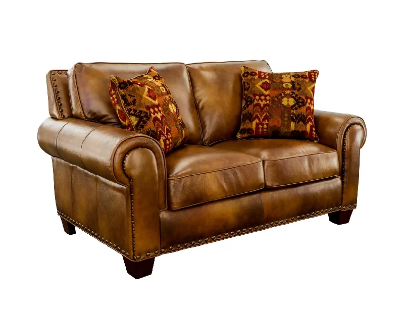 Pillow for home comfort-Silverado Loveseat w/ Two Accent Pillows