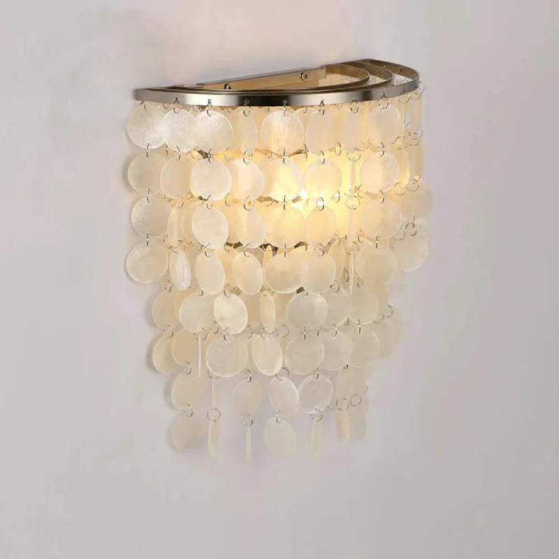 Capiz Sea Shell Wall Lamp