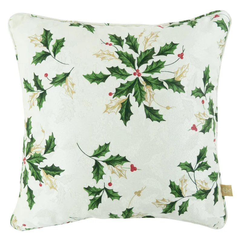 Pillow for young kids-Scattered Holly 20x20 Throw Pillow