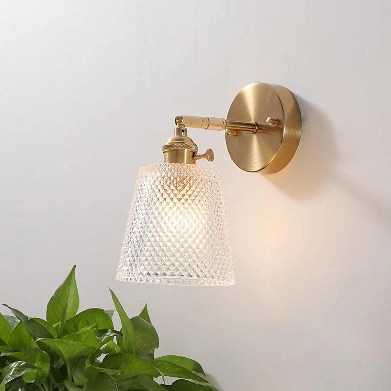 Fiona Vintage Glass LED Wall Sconces