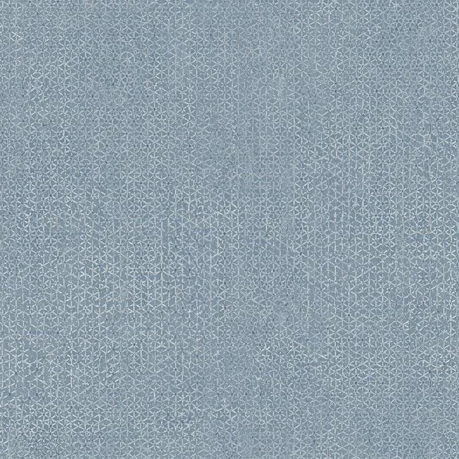 Wallpaper mold safe-Textured wallpaper for kitchens-Bantam Tile Wallpaper in Blue from the Tea Garden Collection