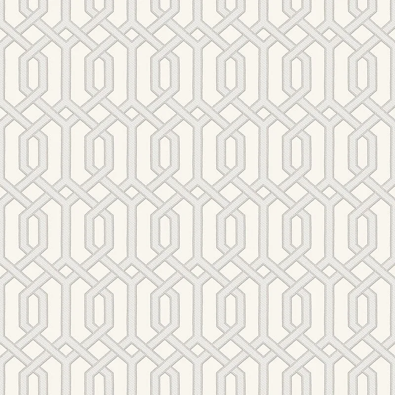 Wallpaper soft charm-Cheap wallpaper with geometric-Bea Textured Geometric Wallpaper in Champagne and Off-White by BD Wall