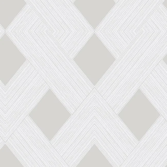 Wallpaper easy align-Durable wallpaper for dining rooms-Beveled Edge Wallpaper in Greige from the Geometric Resource Collection