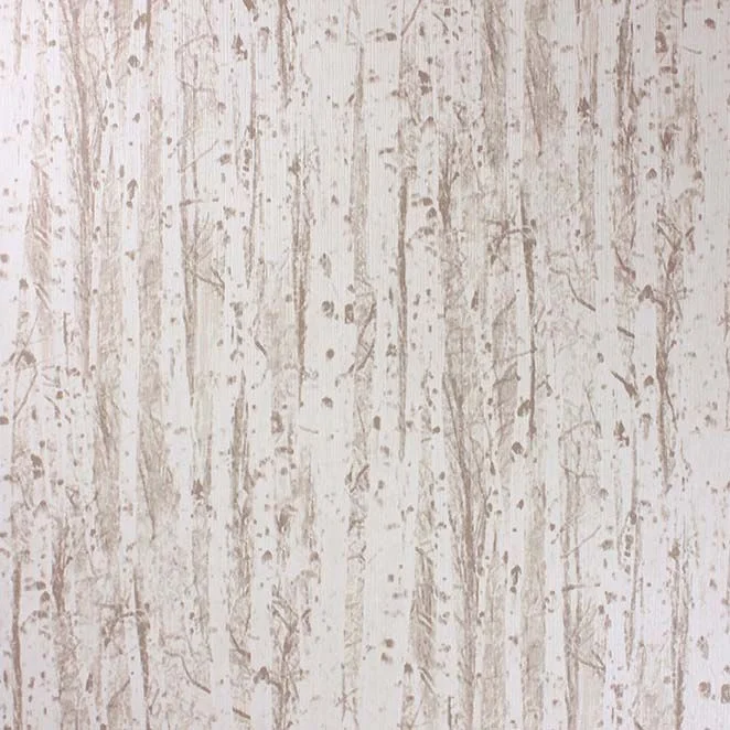 Wallpaper grit walls-Best wallpaper for black shades-Birch Wallpaper in Beige from the Mansard Collection by Osborne & Little