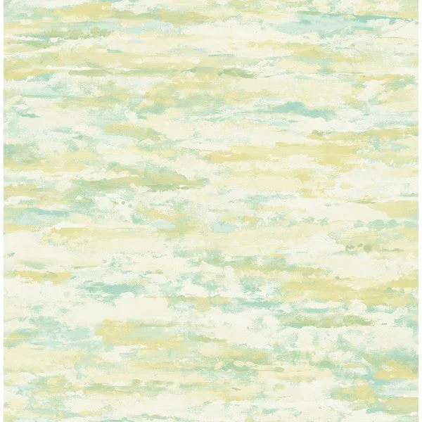 Wallpaper dance chic-Best wallpaper with tropical tones-Brushstrokes Wallpaper in Green and Gold from the French Impressionist Collection