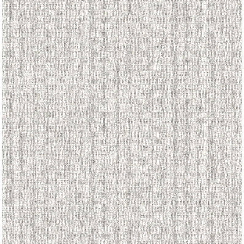 Wallpaper fitness space-Best wallpaper for purple shades-Chenille Faux Linen Wallpaper in Light Grey from the Bluebell Collection