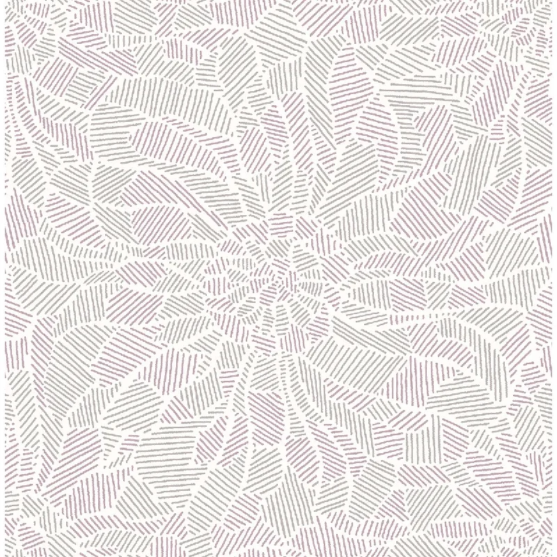 Wallpaper retro patterns-Top wallpaper for vintage vibes-Daydream Abstract Floral Wallpaper in Purple from the Celadon Collection