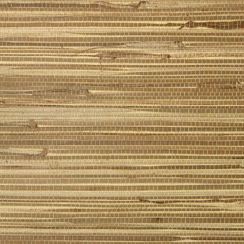 Wallpaper handcrafted art-Affordable wallpaper with stripes-Grasscloth Tan/Buttercream Wallpaper from the Essential Roots Collection by Burke Decor