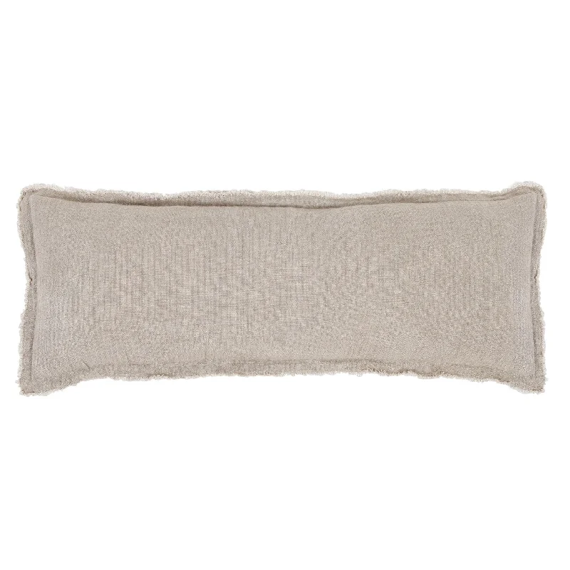 Pillow with cotton blend-Laurel Pillow by Pom Pom at Home, Pale Olive