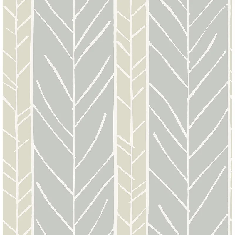 Wallpaper loft style-Top wallpaper for chic decor-Lottie Stripe Wallpaper in Grey from the Bluebell Collection