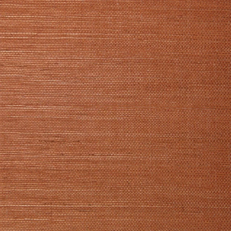 Wallpaper home brand-Vinyl wallpaper for living rooms-Sisal Burnt Orange Wallpaper from the Essential Roots Collection by Burke Decor