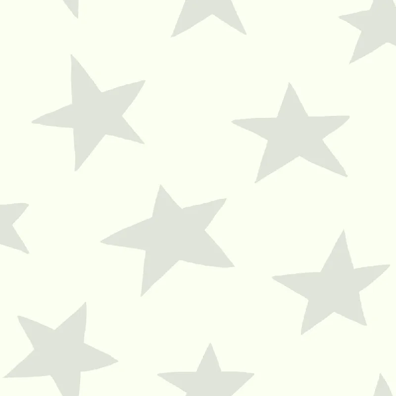 Wallpaper dusk walls-Vinyl wallpaper for kids rooms-Star Peel & Stick Wallpaper in Grey