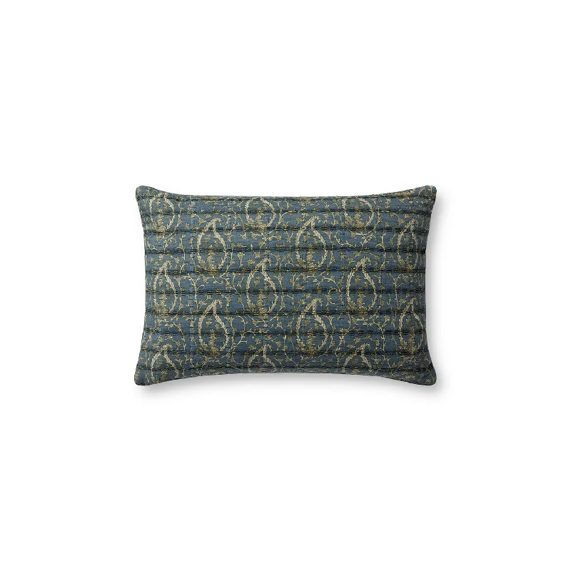 Pillow with lofty fill-Stoffer Pillow - Blue / Green