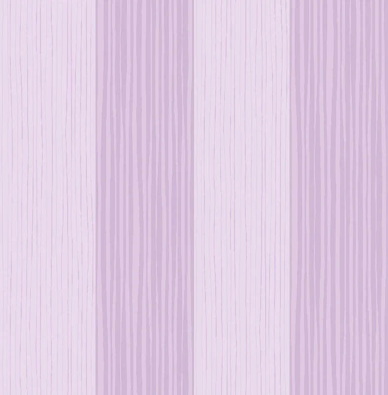 Wallpaper loud walls-Removable wallpaper for bathrooms-Stripes Wallpaper in Lilac from the Day Dreamers Collection