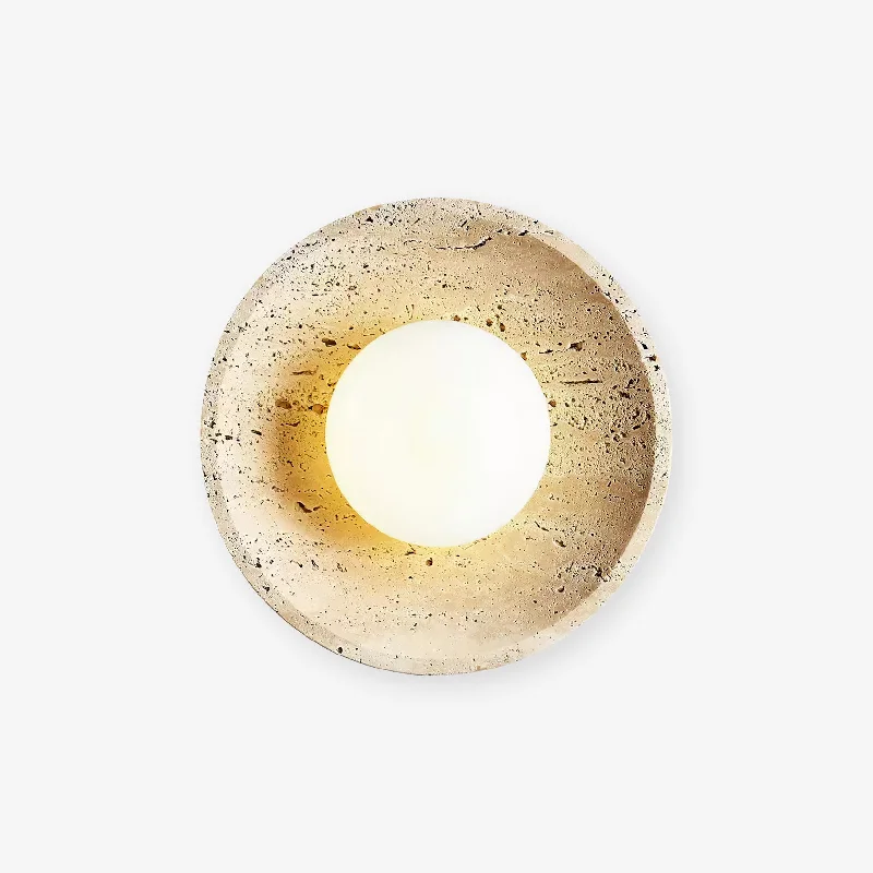 Stone Lunar Eclipse Wall Light