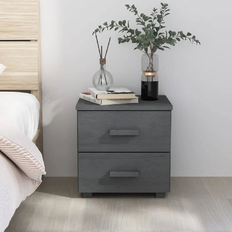 Space-saving bunk bed ideas-Bedside Cabinet,Nightstand,Bedside Table,Practical End Side Table with Storage for Bedroom,Living Room Dark Gray