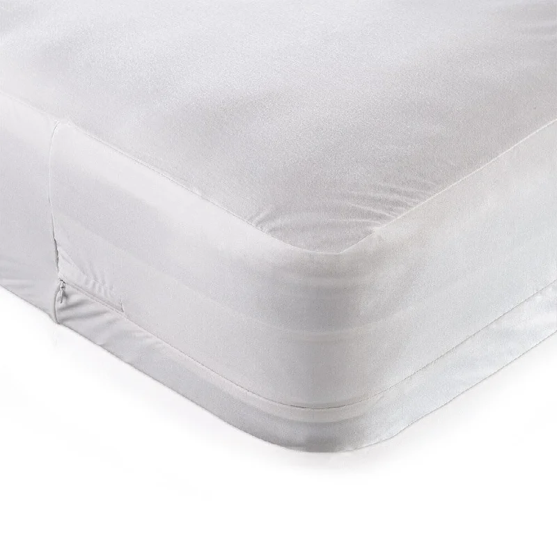 Best soft bed pillows-Christopher Knight Home Smooth Tencel Waterproof Bed Bug Protector Encasement - White