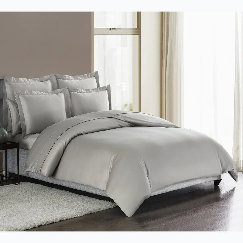 Bedroom color scheme ideas-Highline Bedding Co Sullivan Solid 3 PC Duvet Set