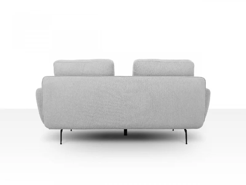 Contempo Retro Loveseat - Light Gray