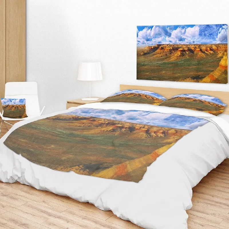 Throw blanket for all seasons -Designart 'Plateau Ustyurt Panorama' Landscape Fleece Throw Blanket