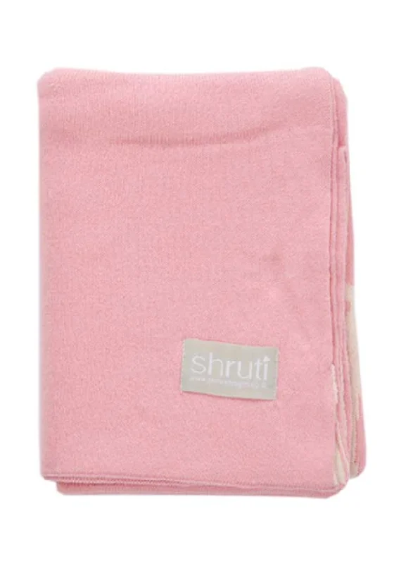 Colorful striped throw blanket -Shruti Baby Knitted Hush Little Baby Blanket, Baby Pink